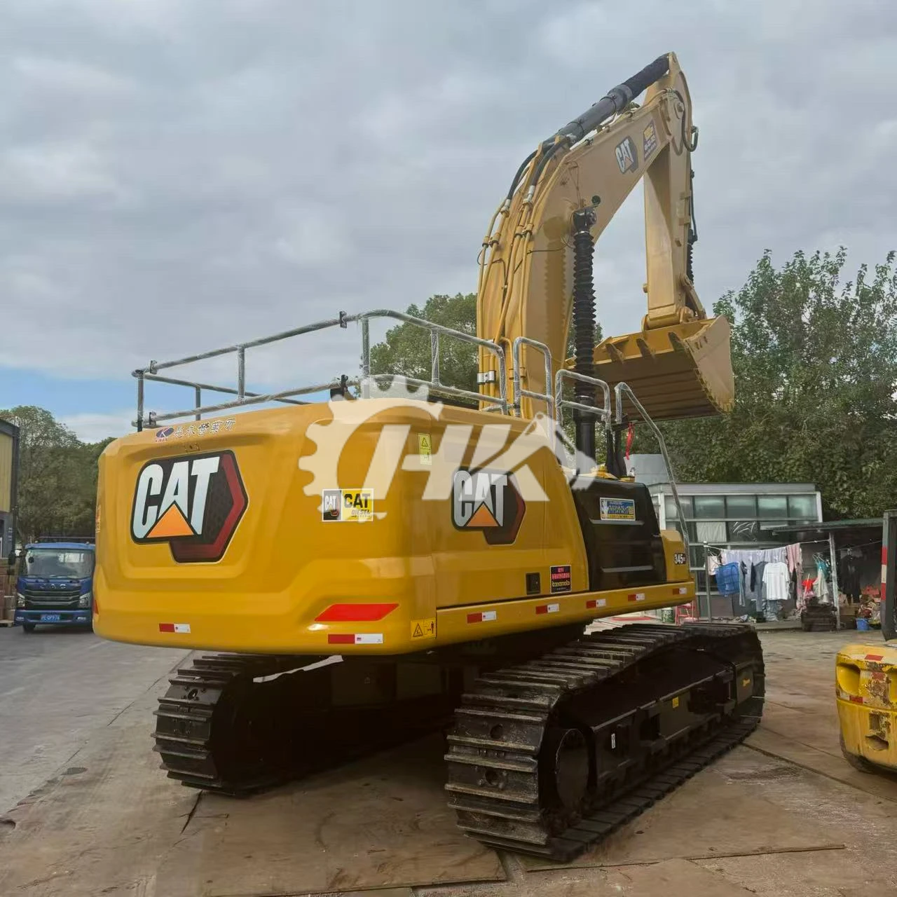 Бывший в употреблении экскаватор CAT 345GC, 45 тонн, высокая надёжность, экскаватор марки Caterpillar для горнодобывающих работ и карьеров, тяжёлые условия эксплуатации, CAT320/336/349GC