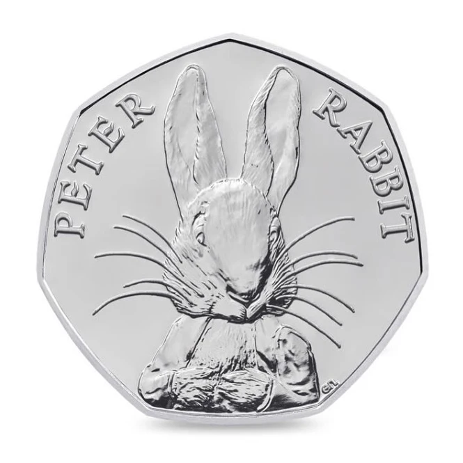 WD Professional Factory Manufacture UK Collection Value Coins Set Beatrix Potter Commemorate 50p Coin