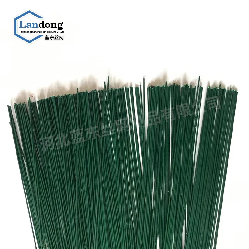 Green Black Color 2MMX8CMX7KGS/CARTON PVC Plastic Coated Single Metal Wire Twist Tie Wire for Gift Packing