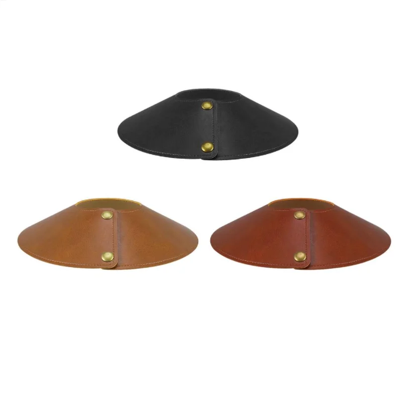 Искусственная кожа абажур настольной лампы простые классические абажур лампы изготовленным на заказ логосом абажур кольца