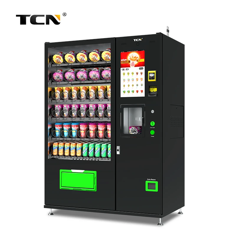 TCN Customized Vending Machine Cup Noodle Ramen Vending Machine With Hot Water