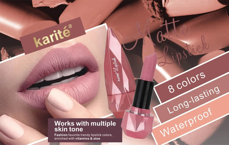 Professional manufacturer lipstick low moq permanent lipstick kiss beauty lipstick