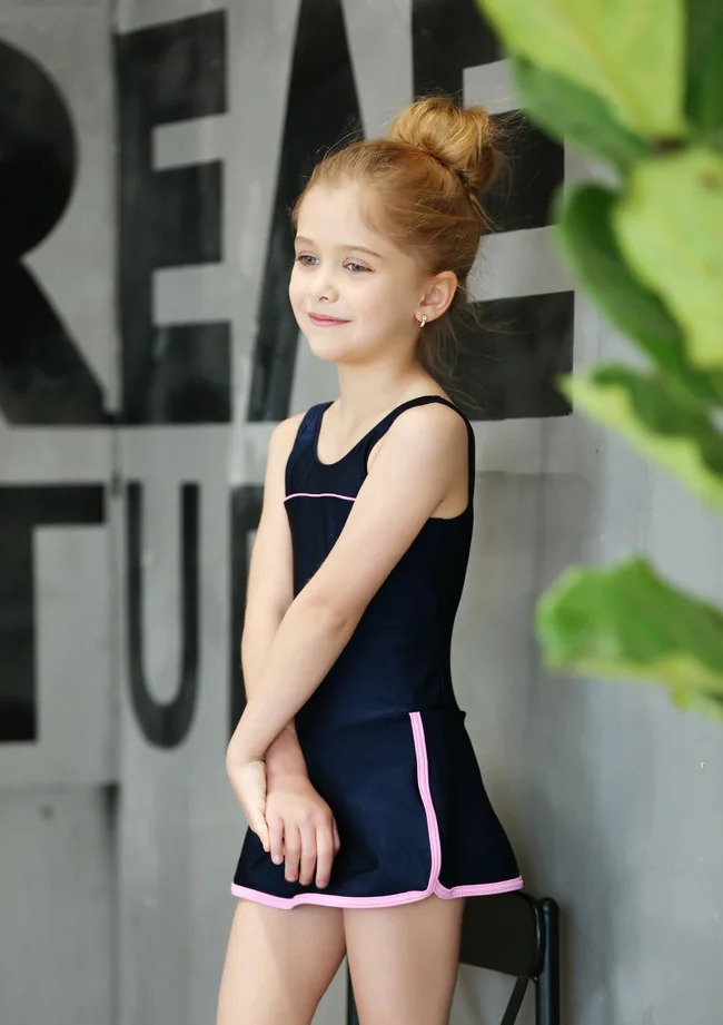 High Quality Onepiece Children Quickdrying Swimwear School Student