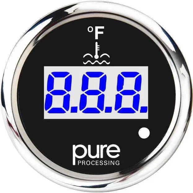 Cx7182 Universal 52mm Digital Water Tank Thermometer 0190 Ohm Digital