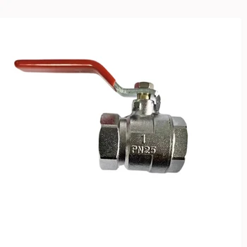 2 Inches Nickel-Plated Two Piece Zinc Alloy Ball Valve