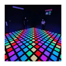3D Mirror Led Dancing Floor Wedding Party Hot Sale Stage Dj Lighting Pixel Floors Dance Indoor Decoration