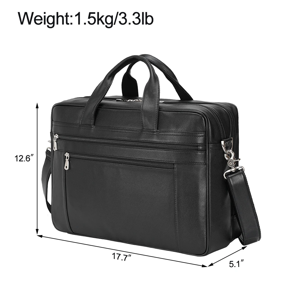 Fashion Design Waterproof Mens Business Tote Bag Lawyer Laptop Read Cow Leather Briefcase Lawyer Leather Briefcases for Men