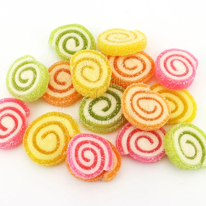 rolled gummy candy