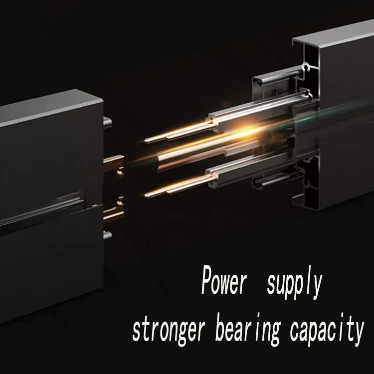 Universal Multi Smart Office Desk Power Rail Track System Flexible Electric Socket Electric Kitchen Power Track Socket