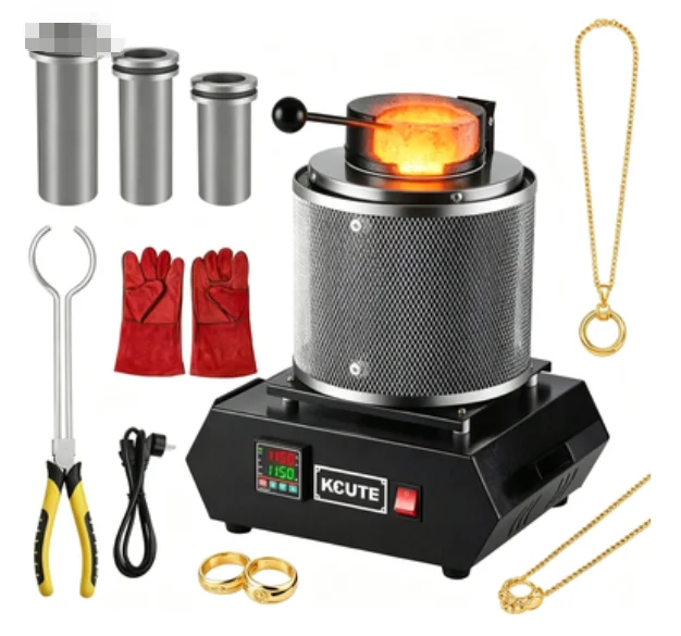 TEBAK Factory Sells Miniature Electromagnetic Induction Melting Furnaces and Precisely Temperature-controlled Furnaces.