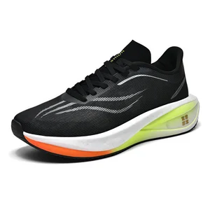 Men's Casual Sneakers New Breathable Mesh Fabric Upper Light Weight Lace-Up Closure Fashion Trend for Daddy