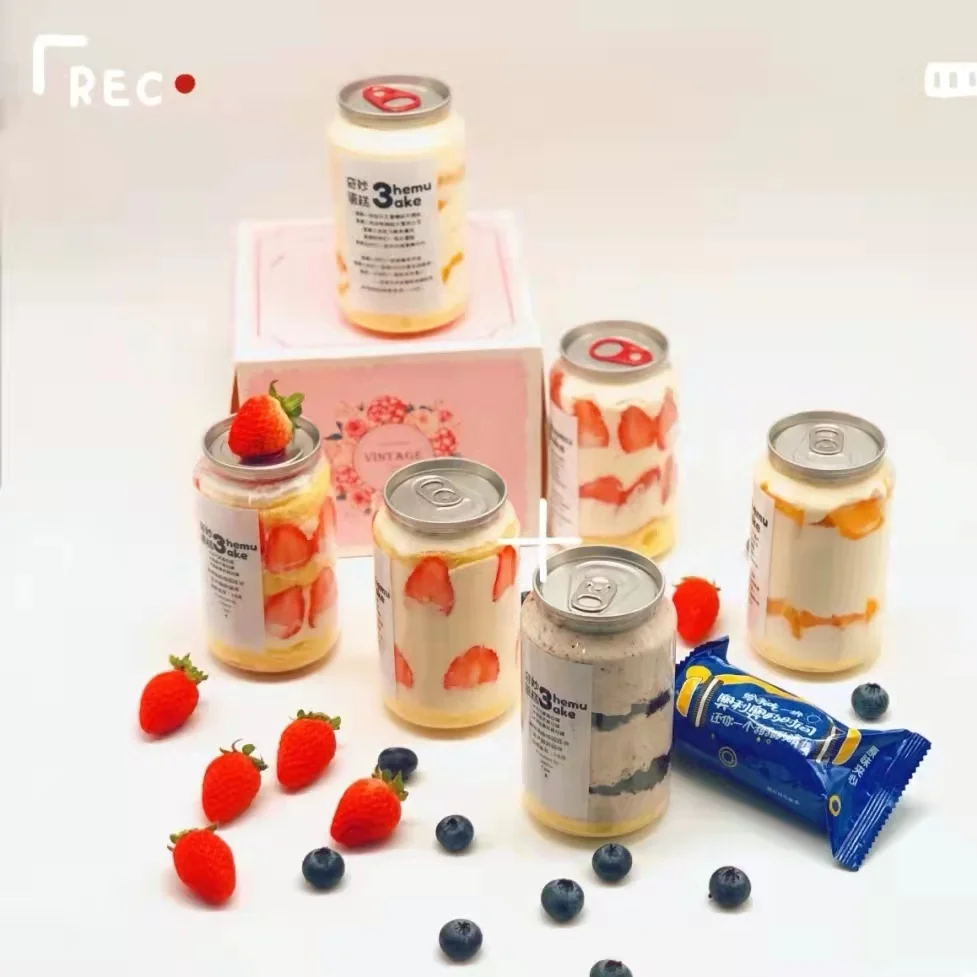 Transparente Kuchenbox Aus Lebensmittelechtem Pet,200ml 350ml 500ml,Für Kuchen In Der Dose