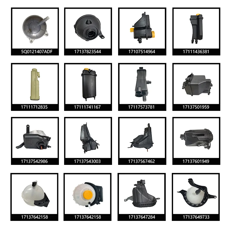 17137642158 Radiator Coolant Overflow Tank Recovery Bottle w/Sensor for