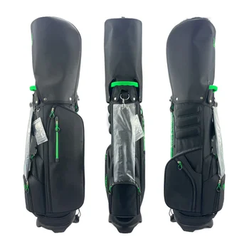 OEM Customize LOG Nylon 9inch Poly Lightweight Tour Sttaf Golf Bags Stand Caddy Bag For Men