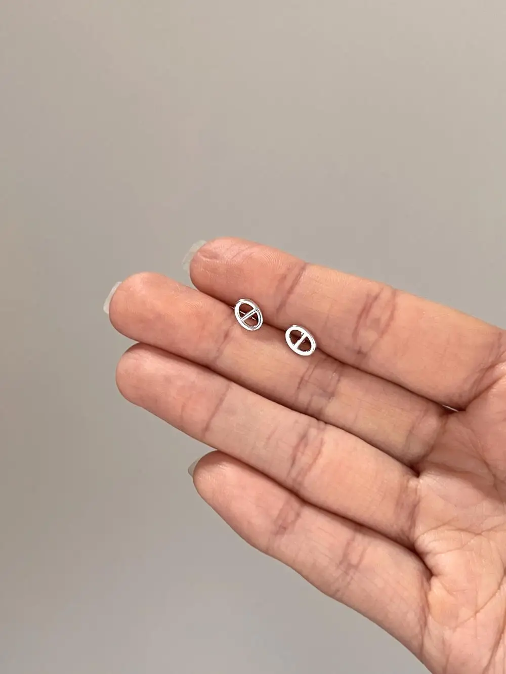 KAKODIY New Pig Nose Stud Earrings Fashion £925 Simple Stud Earrings Accessories Earrings detail 6