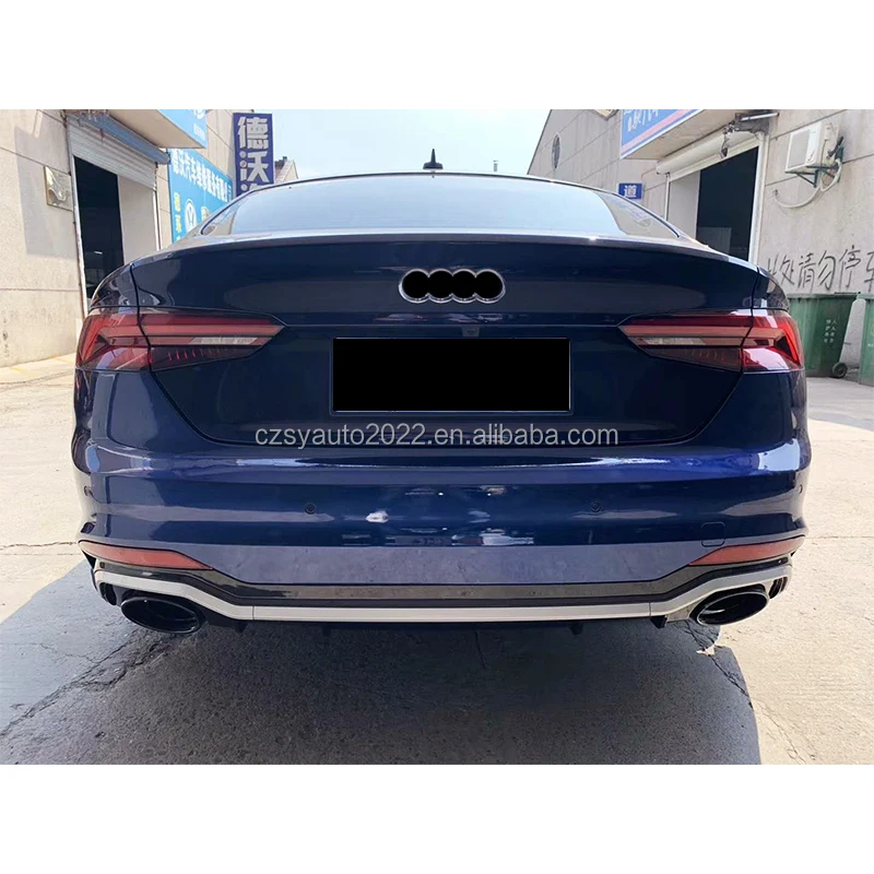 Car Body Kit Include Front Bumper Assembly With Grille For Audi A5 2017 ...