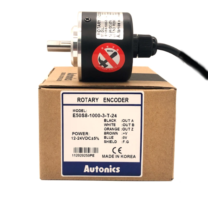 Autonics E50S8-1000-3-T-24 rotary encoder resolution 1000P/R axial wiring  lead type Axial wiring lead out type E50S8-2000-3-N-24| Alibaba.com