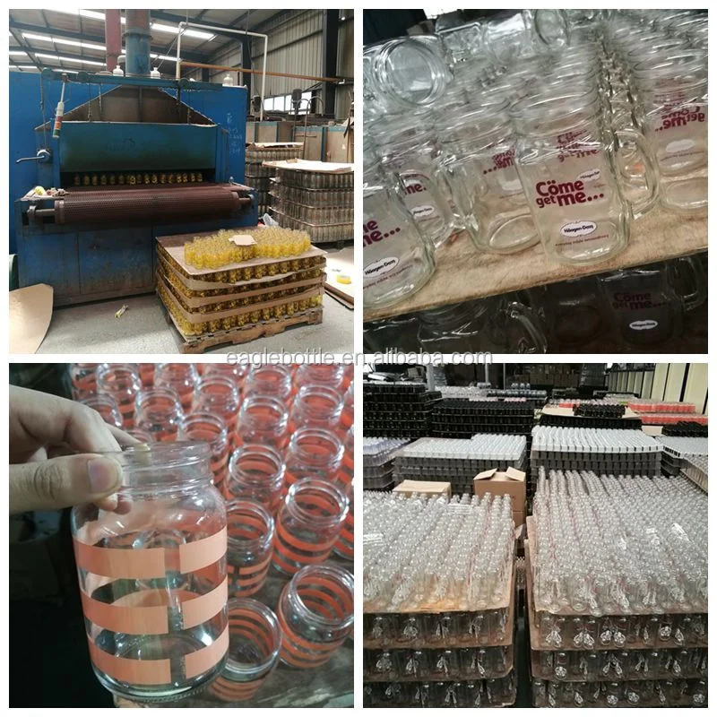 Wholesale Recyclable Storage Pickles Jar For Food 100ml / 150ml / 200ml