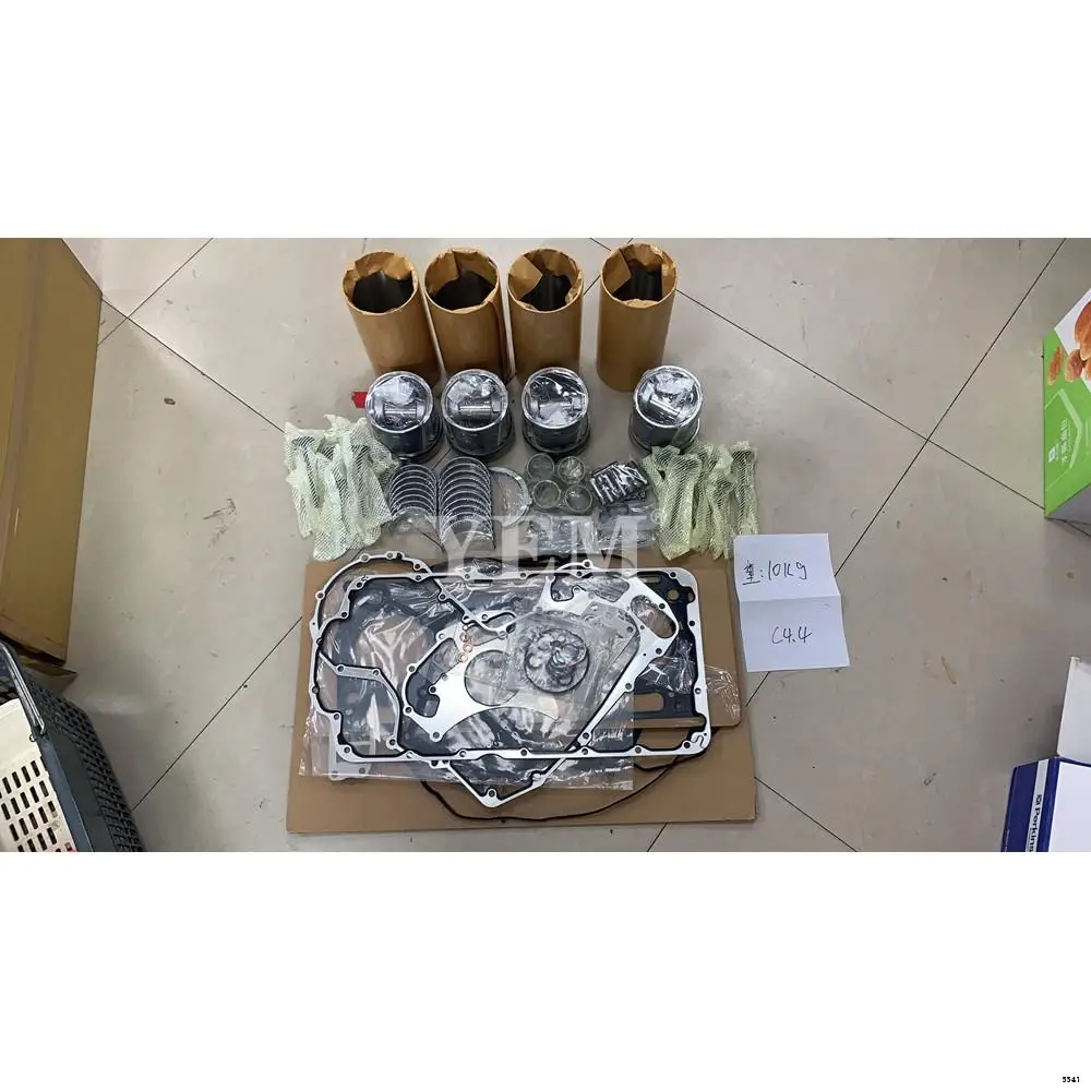 Engine Rebuilding Kit With Full Gasket Set Cylinder Piston Rings Liner Bearing Valves Fit for Caterpillar C4.4