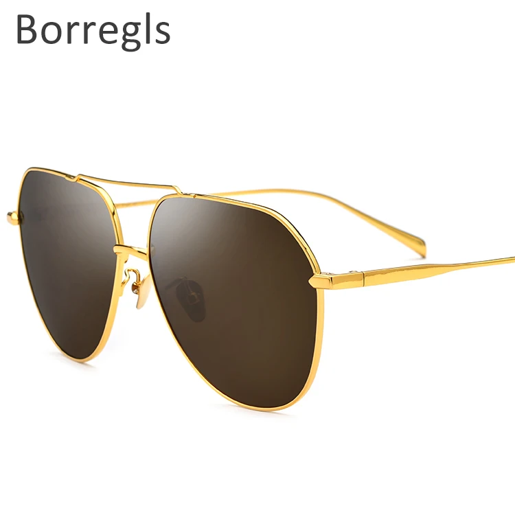 Borregls Pure Titanium Polarized Sunglasses Men