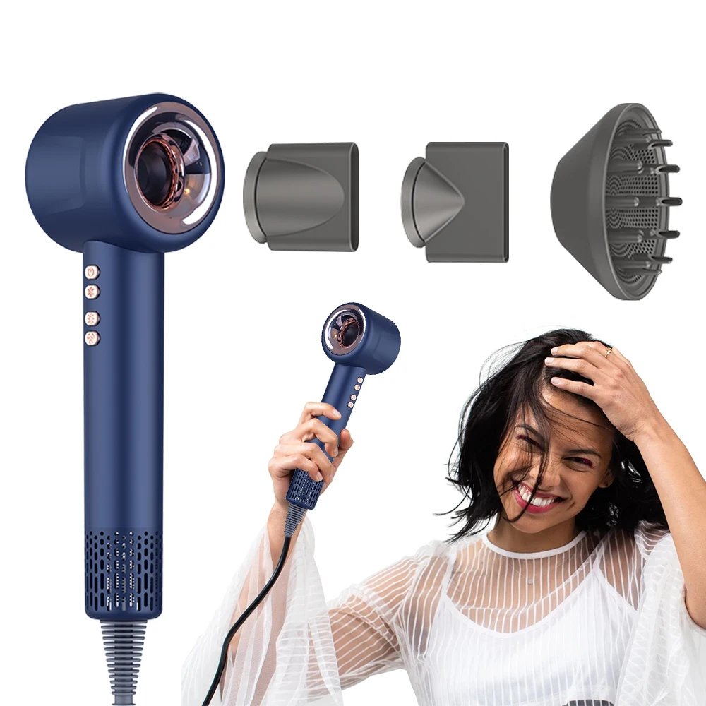 Shiny Hair Fast Drying 110000rpm Ionic Hair Dryer Professional Blow