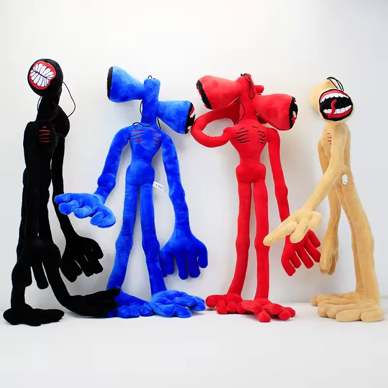 Unisex 55cm Siren Head Doll Factory-Doll With White Black Stuffed Plush  Filled With PP Cotton