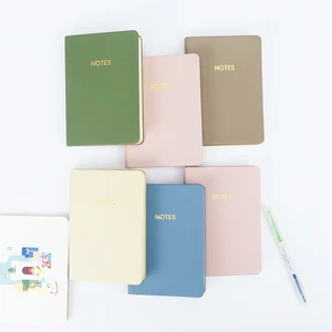 Custom Hardcover Smooth Finish Modern Study Use Notebook for Teens Girls Minimalist Notebook with Notes Label Notebook