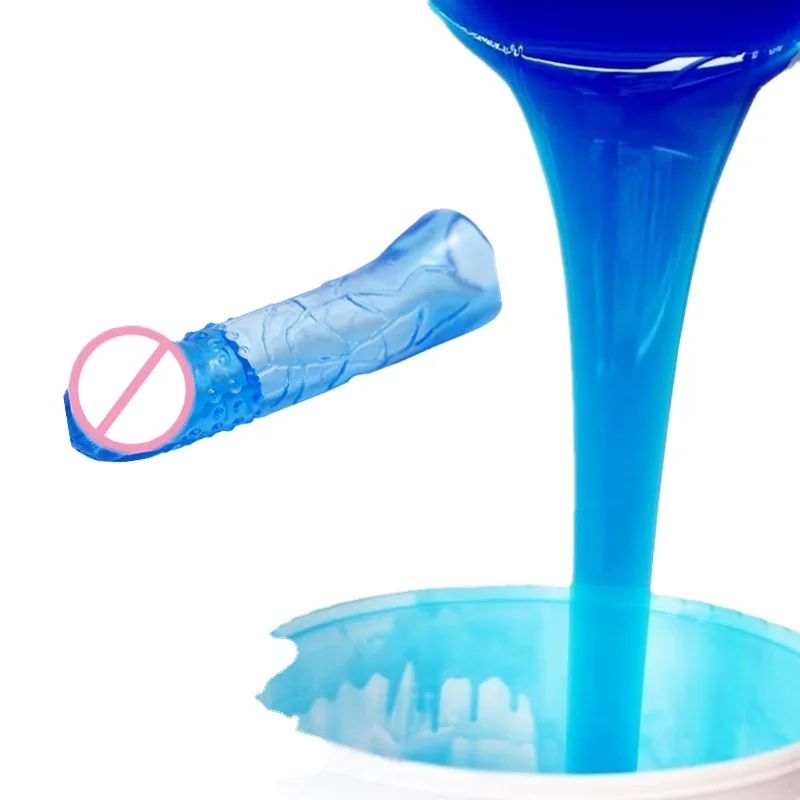 Wholesale  Body Platinum Liquid Silicone Rubber Making for Realistic  with Different Color Silicone Penis  Dildo Mold