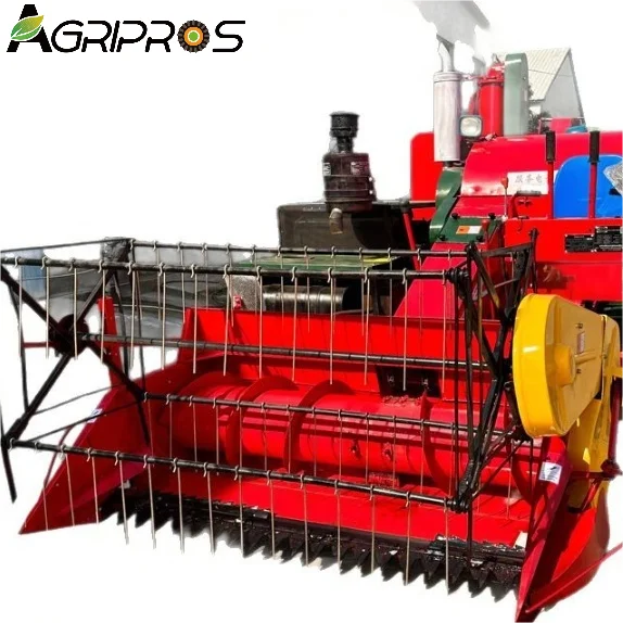 35Hp Self-Propelled Rice and Millet Harvester Hand Push Multi-Cylinder Soybean Machine for Harvesting
