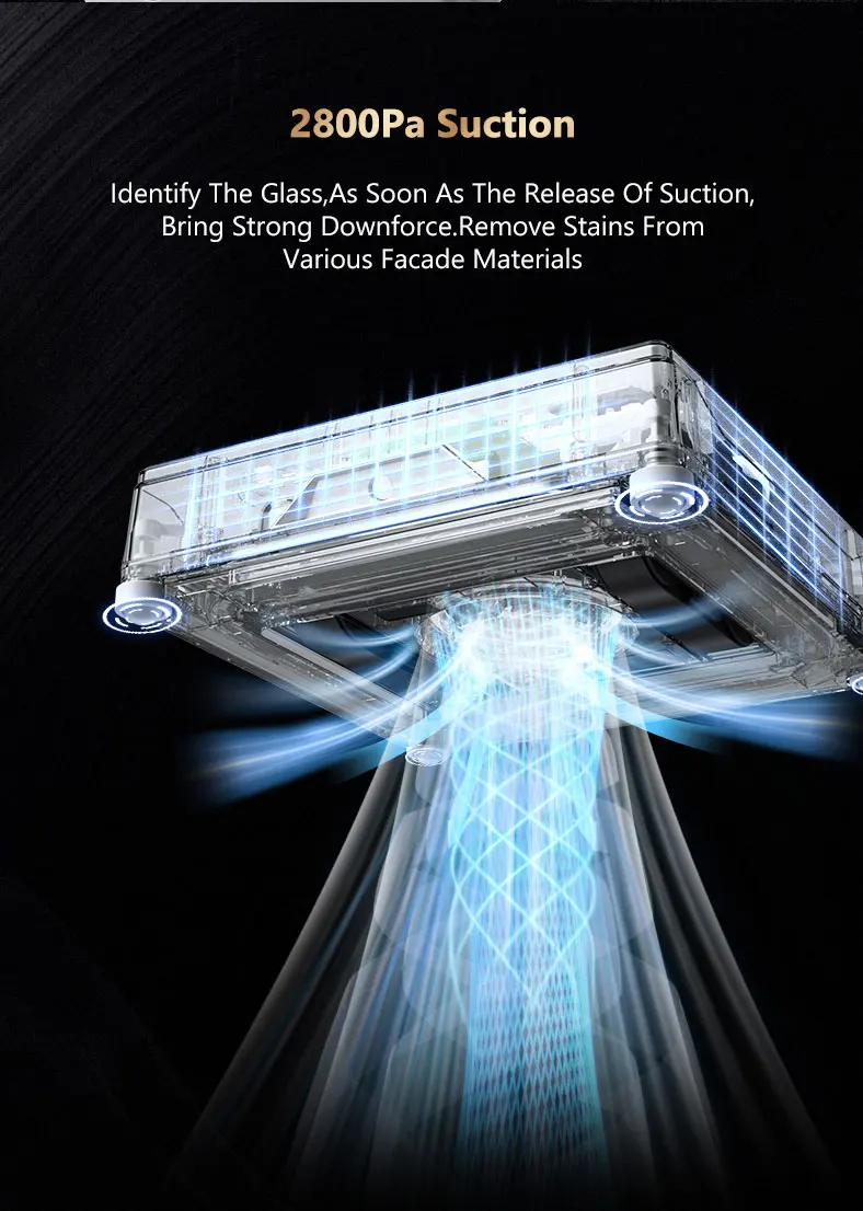 Intelligent Robotic Glass Cleaner with 30-60min Runtime and 1 Year Warranty for High Rise Buildings