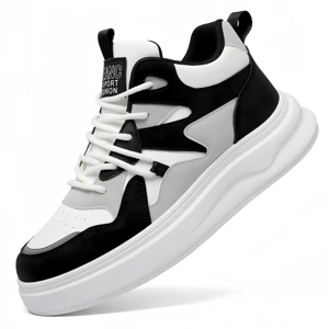 High Quality Men's Autumn Low-Top Sport Casual Shoes New Fashion with Leather Upper Breathable and Lightweight