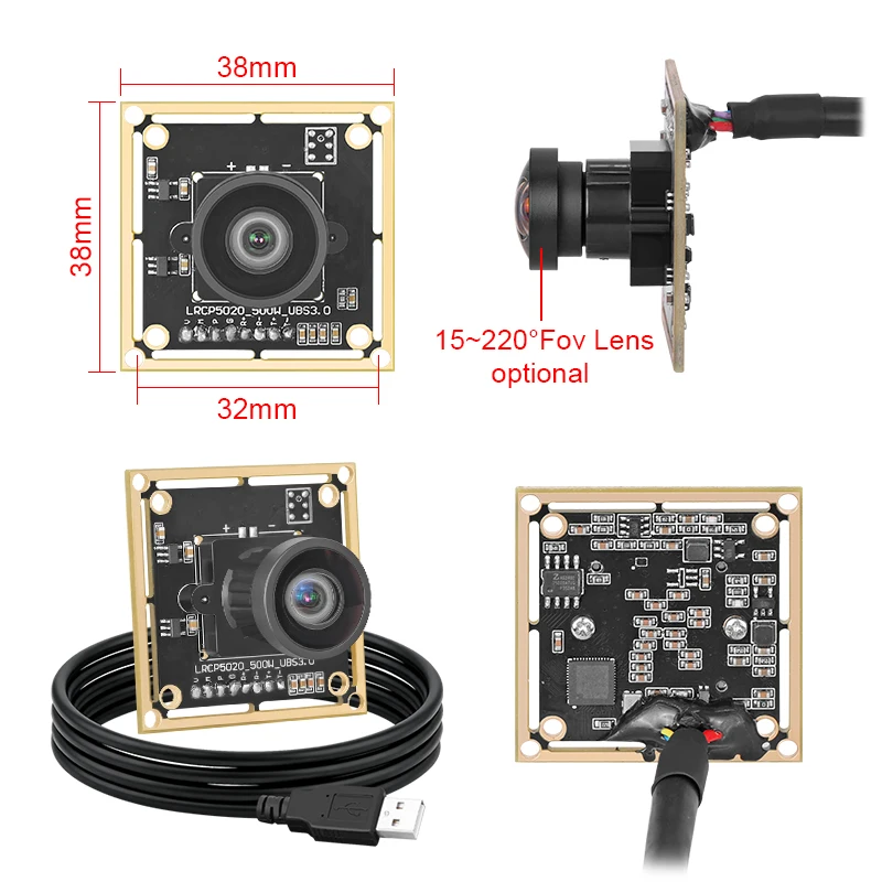 5MP USB3.0 Camera Module CMOS IMX335 MJPG/YUY2 1080P 60FPS High Frame Rate Mini Camera for Fast Moving details