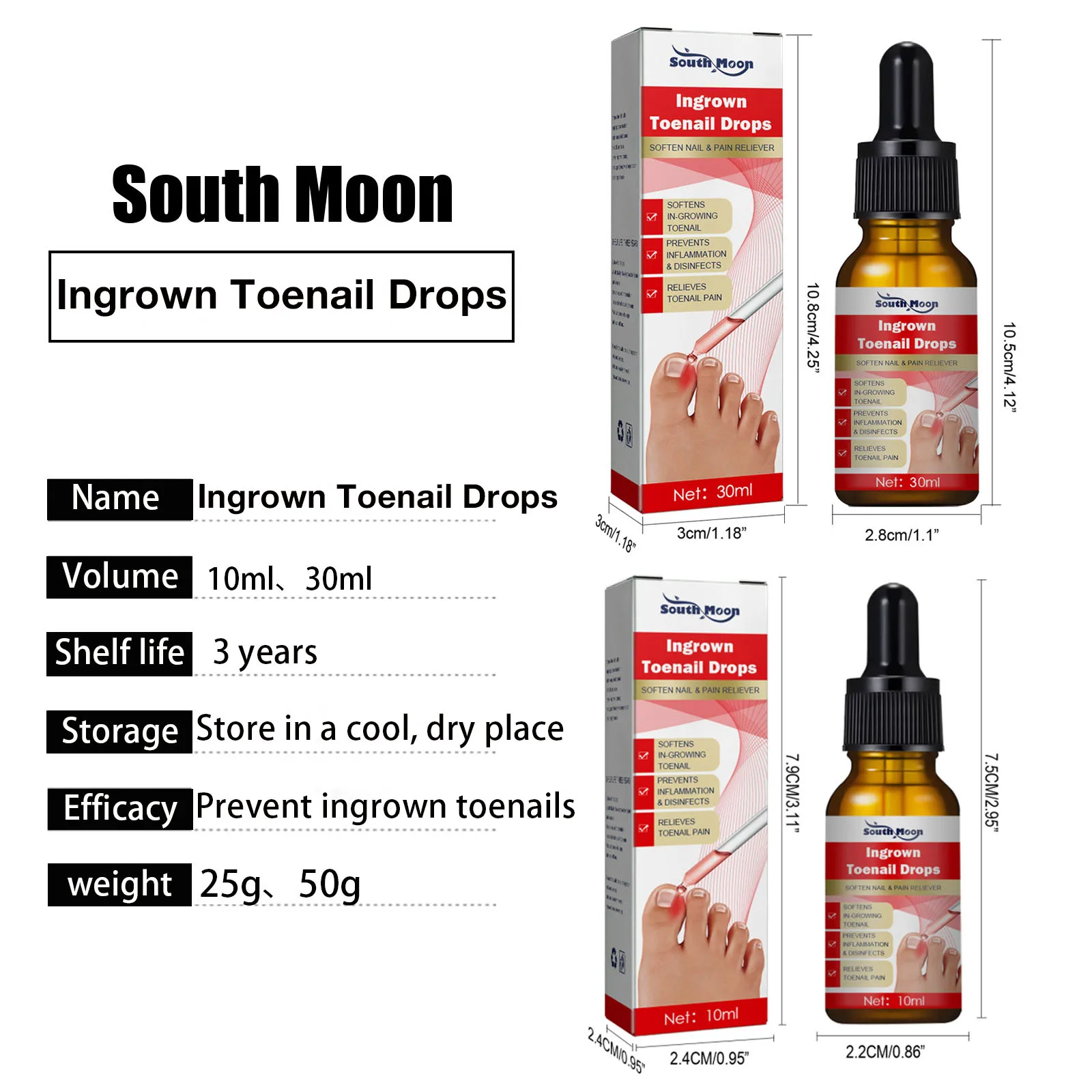 Significant Effect Ingrown Toenail Drops Cuticle Manicure Nails Care Repair Ingrown Toenail