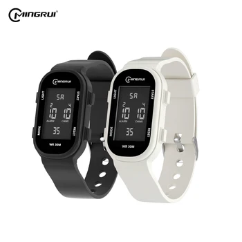 Mingrui New Arrival 24207 FashionWomen Watch Running Wristwatch LED Waterpoof Sport Digital Watches For Women