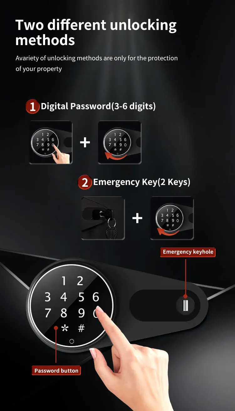 CEQSAFE High-end Home Security Box Fire Burglary Resistant Gun Safe Big Gun Safe Box supplier