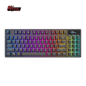 Royal Kludge Rk89 Small Rgb Tkl Mechanical Keyboard Compact Design Led ...