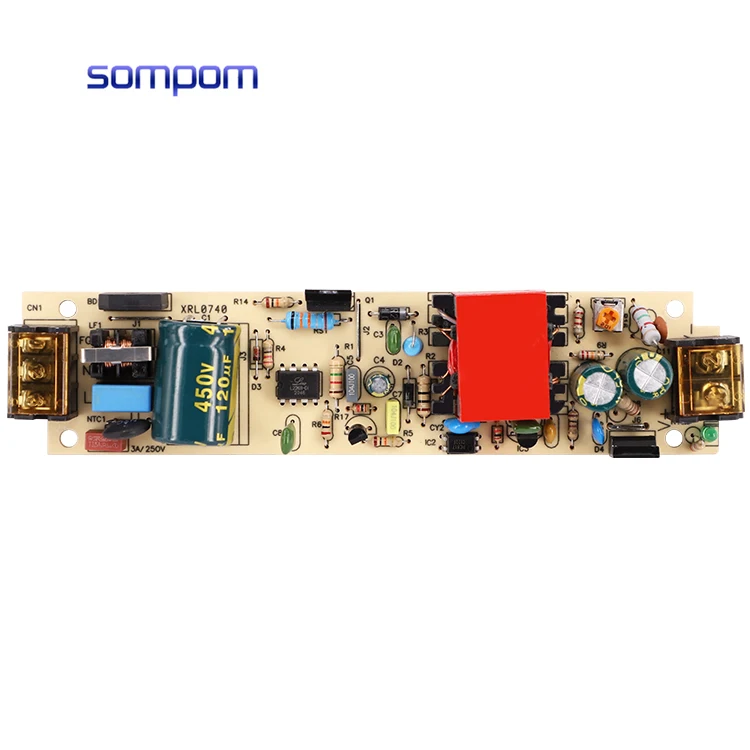 SOMPOM 230VAC to 24VDC Power Supply 75W Slim Switching Power Supply 24V for Led Light With CE RoHS ISO9001 FCC