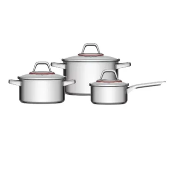 Stainless Steel 304  Sauce Pan 20/24cm Pot with Handle Cookware