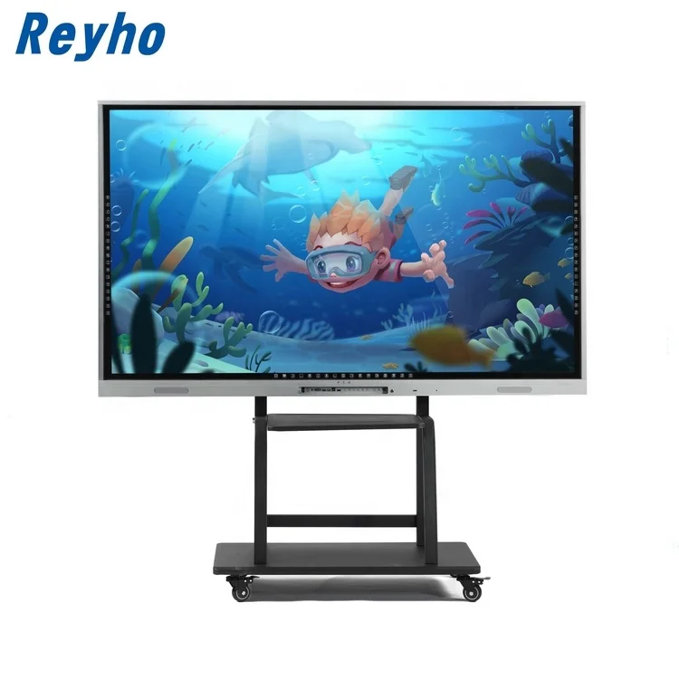 
 Китай OEM ODM портативная цифровая вывеска smart 4K экран интерактивная доска оптовая продажа  