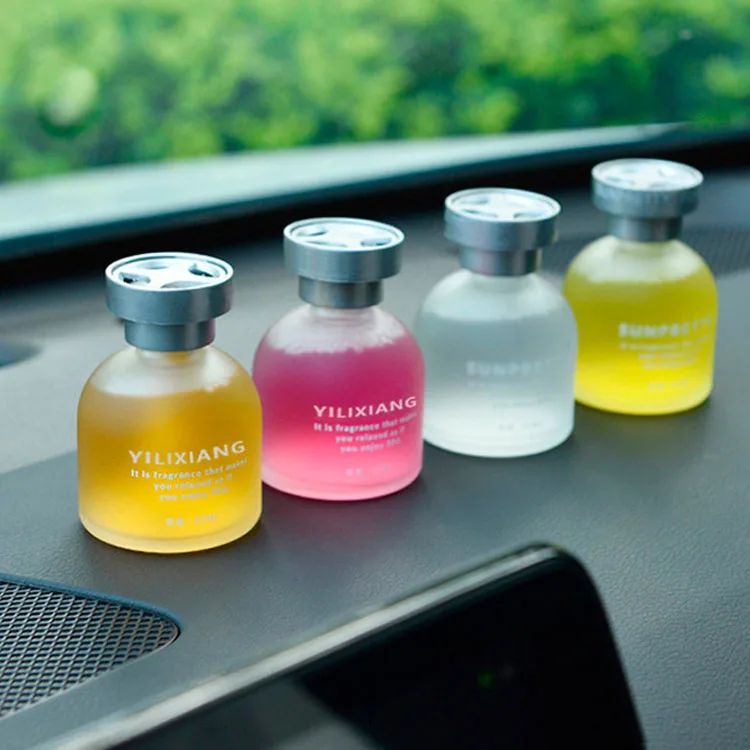 Высококачественная парфюмерная бутылка для украшения интерьера автомобиля, 65 мл, натуральный растительный аромат, Эфирное растительное масло, автомобильный парфюм