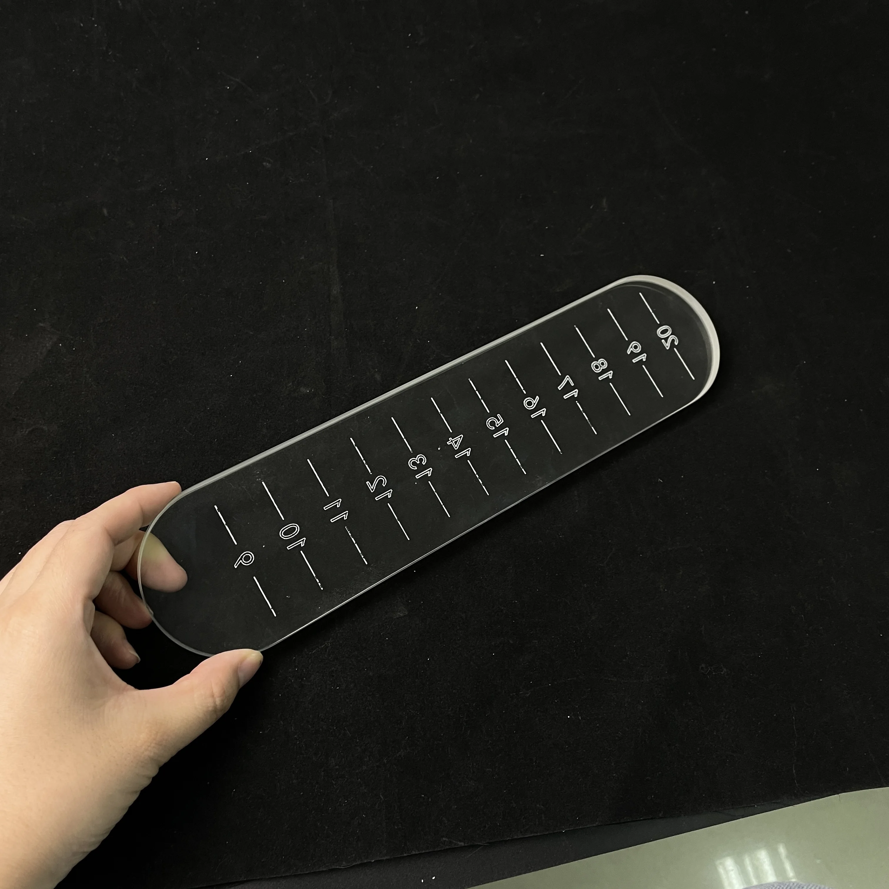Custom printing glass with scale for boiler sight glass