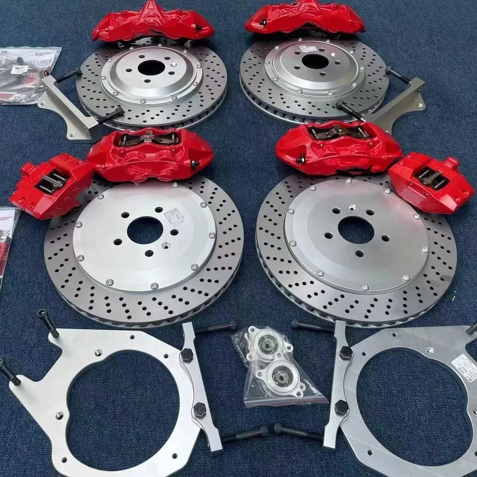 6 Pot Brake Caliper For Audi Rs3 Brake Disc Sport System Big Brake Kit ...