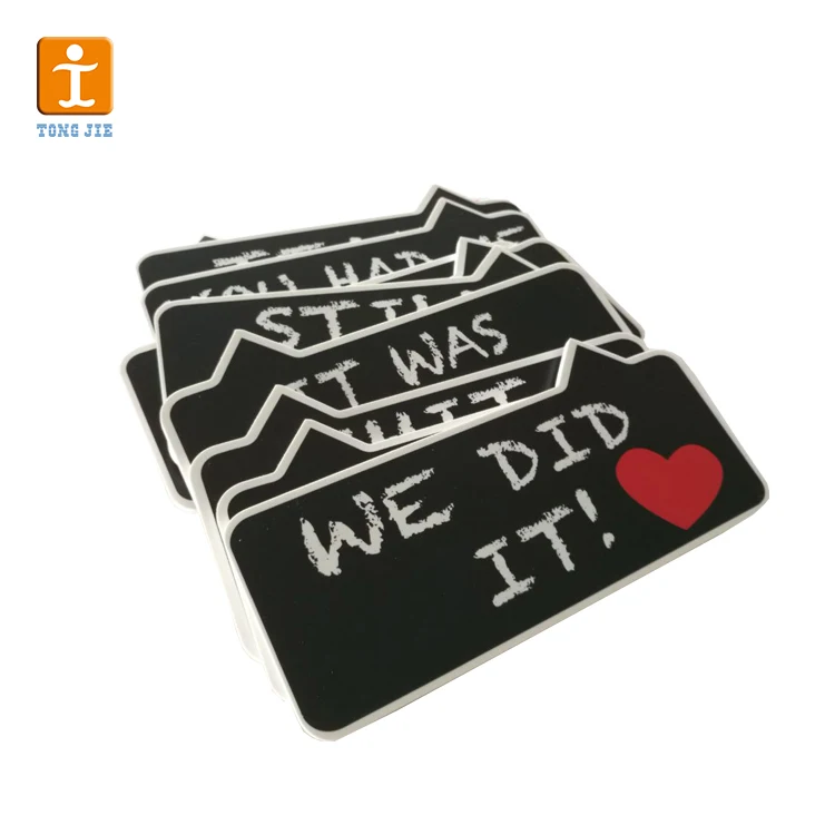 Customized PVC Sign Board Photo Booth Props Cheering Props Baby Photo Props