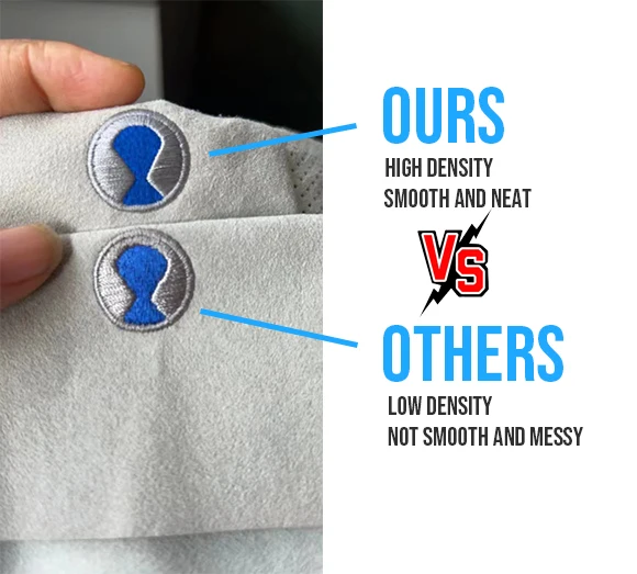 Custom Heat Press 3d Puff Logo Badges Embroidered Patch Sew On Iron On