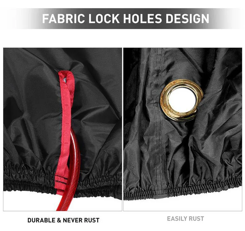 Водонепроницаемый чехол для мотоцикла и велосипеда из ткани Оксфорд 210D 600D