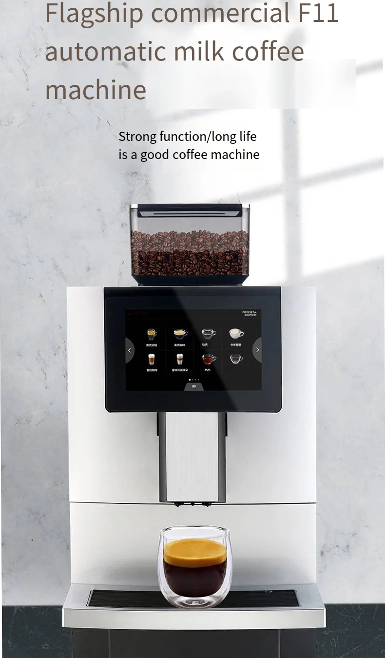 F11 Big Espresso Coffee Machine Bean To Cup Automatic Commercial Coffee