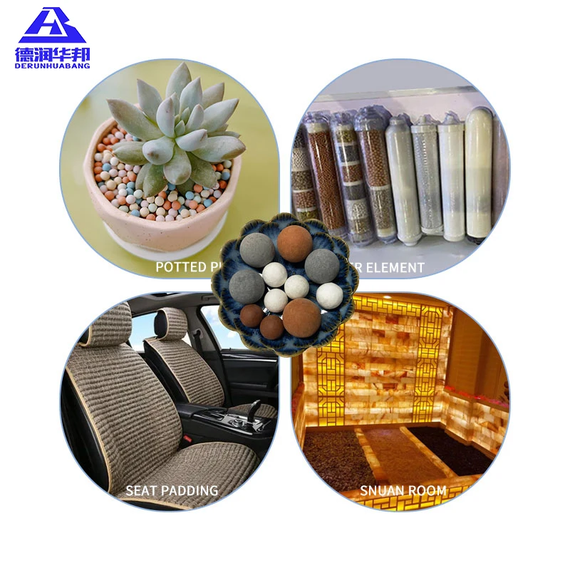 High Quality Grey Tourmaline Ball and Red Maifan Ball Ceramic Balls for Water Filter Manufacturer Supply for Water Treatment