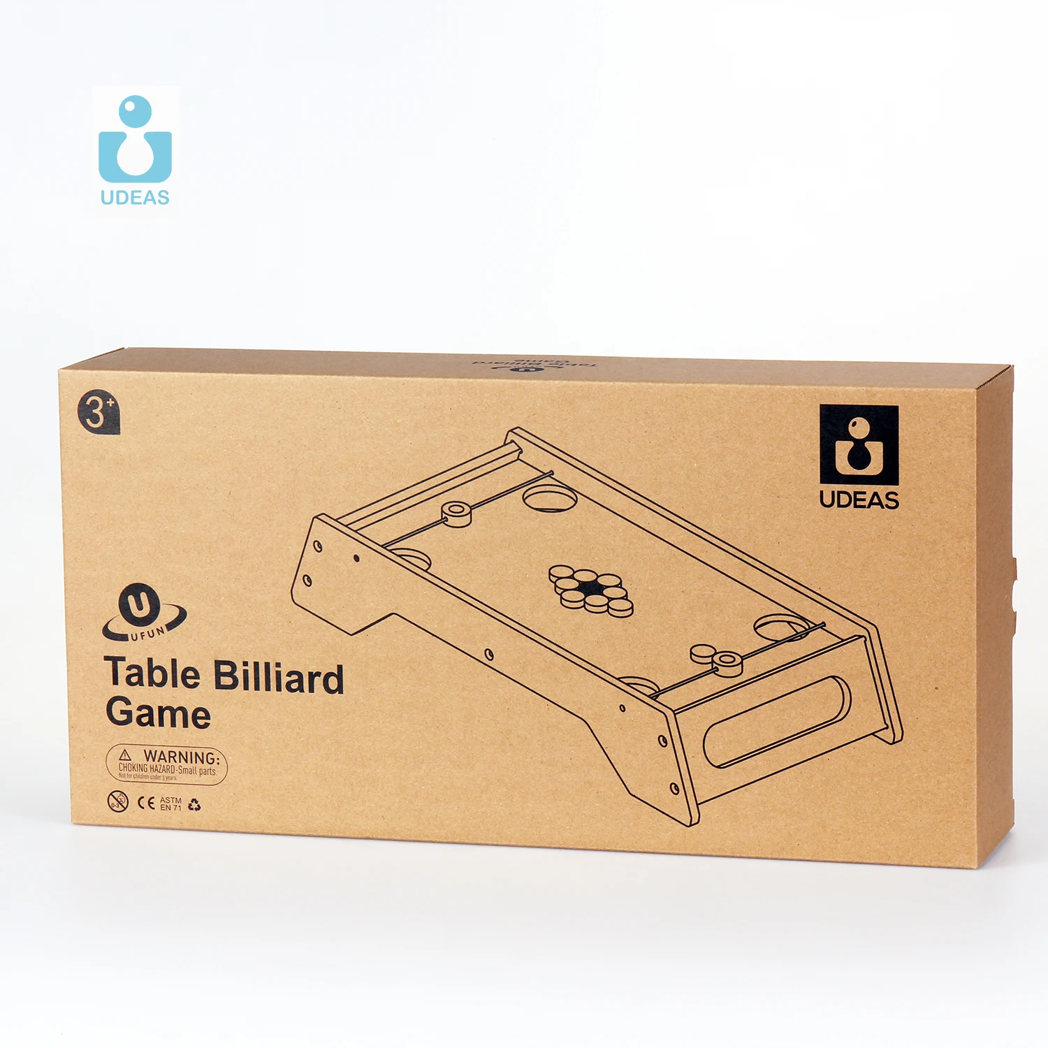 Udeas Best Selling Wooden Tabletop Billiard Game With Balls Jumping