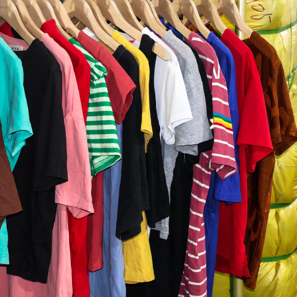 Shop A Grade Used Clothing Bales Fashionable Ukay T-shirts