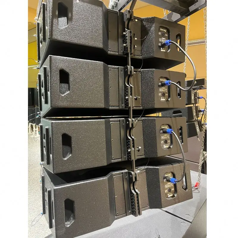 Dual 10 Inchtprofessional Audio Sound System  Line Array Speaker Passive for Outdoor Events